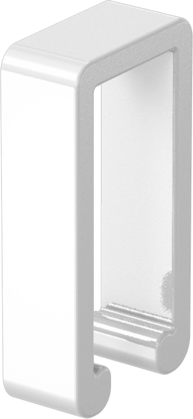 Strut Kanal Kapağı, Açık, Yüksek Profil, 3-1/4" Yüksek Kanal için, Beyaz