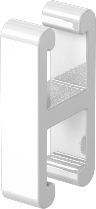 Strut Kanal Kapağı, Açık, İstiflenmiş, 1-5/8" Yüksek Kanal için, Beyaz
