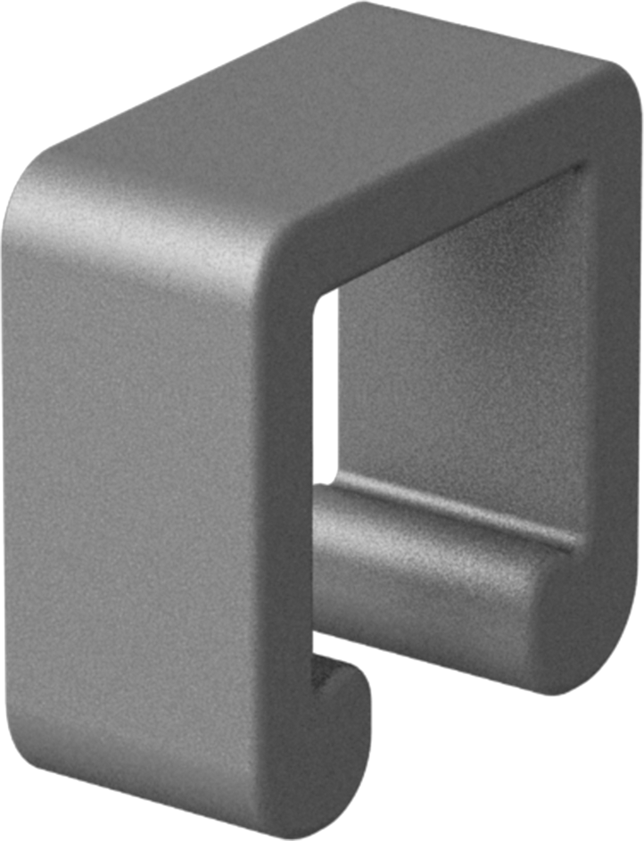 Strut Kanal Kapağı, Açık, Standart, 1-5/8" Yüksek Kanal için, Yeşil