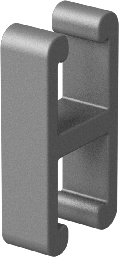 Strut Kanal Kapağı, Açık, İstiflenmiş, 1-5/8" Yüksek Kanal için, Yeşil