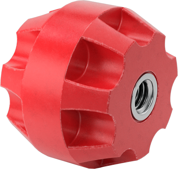 Elektrik Yalıtımlı Dişi Dişli Ara Parçası, Plastik, Yuvarlak, 1-3/4" OD, 1-3/8" Uzunluk