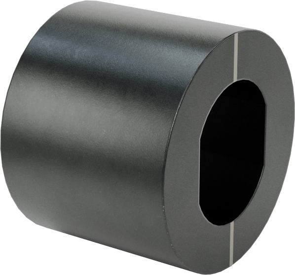 Yivli Burç, Oyulmuş Çizgili, 5/8" Pim Çapı için, 1" Uzunluk