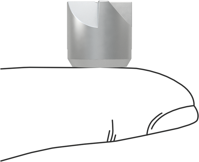 Ters Havşa, 5/32" Delik için, 1/2" gövde çapı