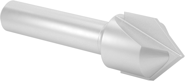 Yivler için V Şeklinde Freze Ucu, 1/2" Kesme Çapı, 1/2" Kesme Uzunluğu