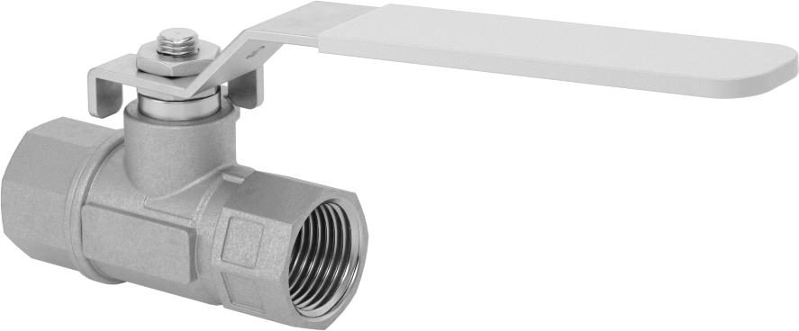 Korozyona Dayanıklı Açma/Kapama Vanası, Kol Tutacağı, Krom Kaplama Pirinç Gövde, 3/8 NPT Dişi x 3/8 NPT Dişi