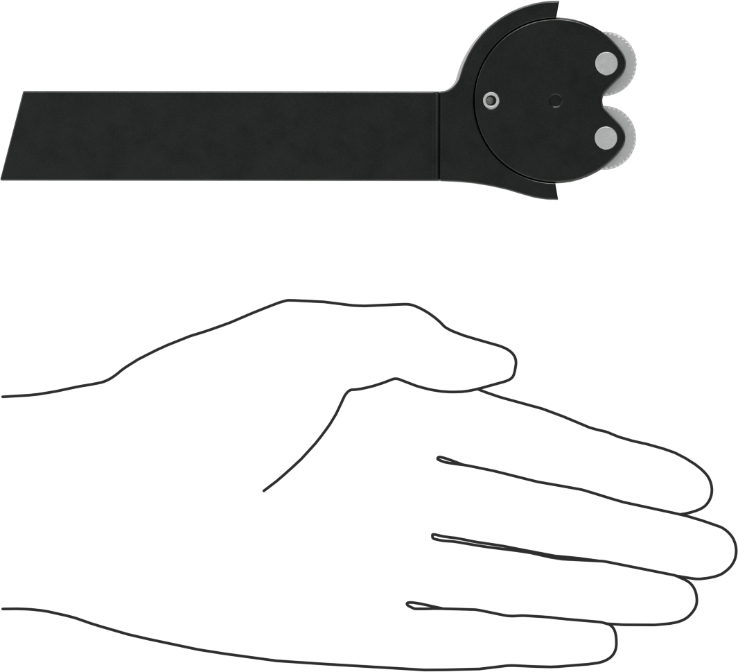 Manuel Torna Tırtıl Alet, Bump, 3/8“ Genişlik x 7/8” Yükseklik Şaft