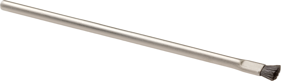 Talaş Fırçası El Fırçası, Keçi Kılı Fırça Kılları ile, 1/8" Genişlikte Fırça, 3-5/8" Toplam Uzunluk
