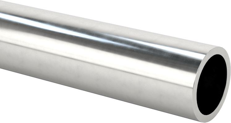 Sertifikalı Paslanmaz Çelik Boru, Ultra Parlak, 1/2" OD, 0,049 inç Duvar Kalınlığı