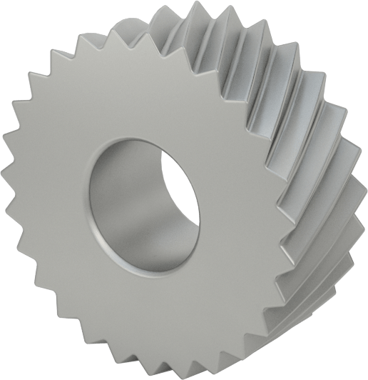 Sol El Spiral M1 Yüksek Hızlı Takım Çeliği Tırtıl, Orta Kaplama için, 1/2" Çap, 3/16" Geniş Yüz