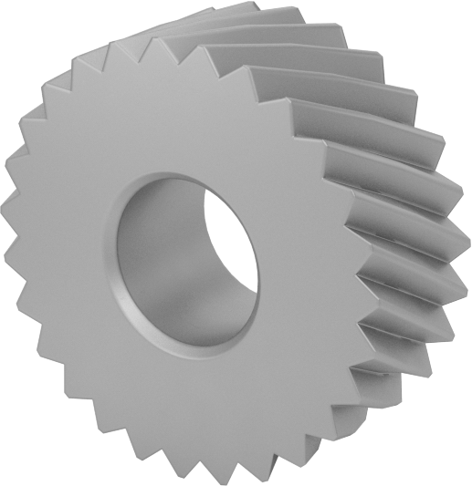Sağ Taraf Spiral M1 Yüksek Hızlı Takım Çeliği Tırtıl, Orta Kaplama için, 1/2" Çap, 3/16" Geniş Yüz
