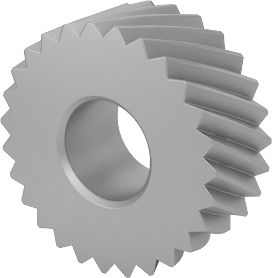 Sağ Taraf Spiral M1 Yüksek Hızlı Takım Çeliği Tırtıl, Orta Kaplama için, 5/8" Çap, 1/4" Geniş Yüz