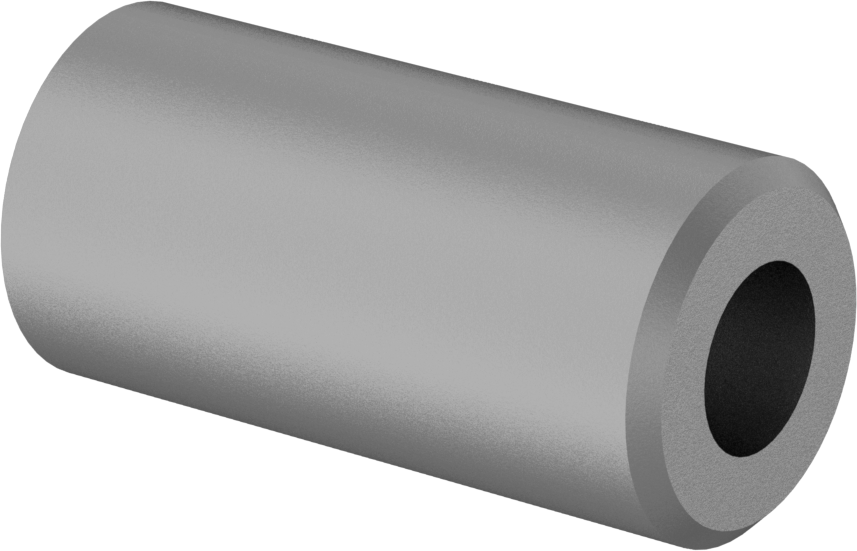 Aşınmaya Dayanıklı Presle Takılan Matkap Burcu, 0.125" ID, 1/4" OD, 1/2" Uzunluk