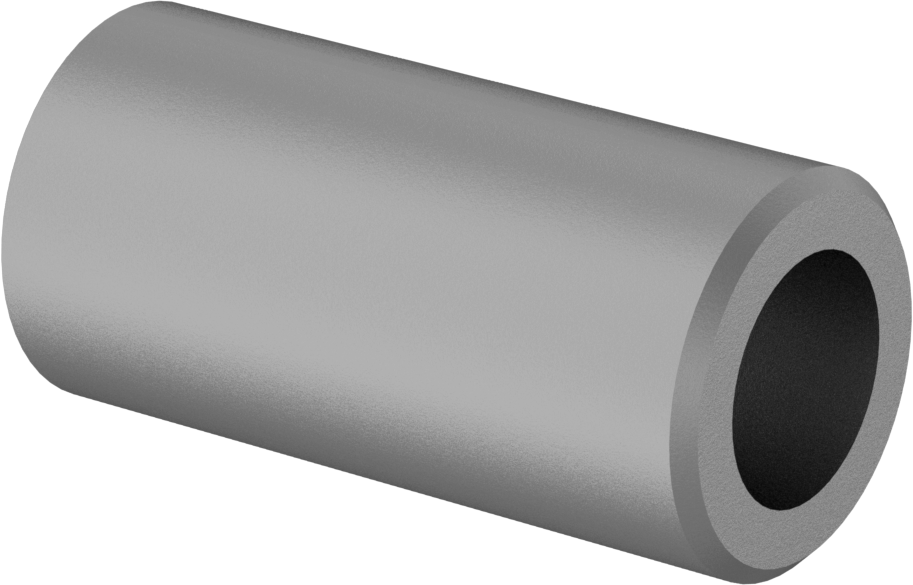 Aşınmaya Dayanıklı Presle Takılan Matkap Burcu, 0.3125" ID, 1/2" OD, 1" Uzunluk