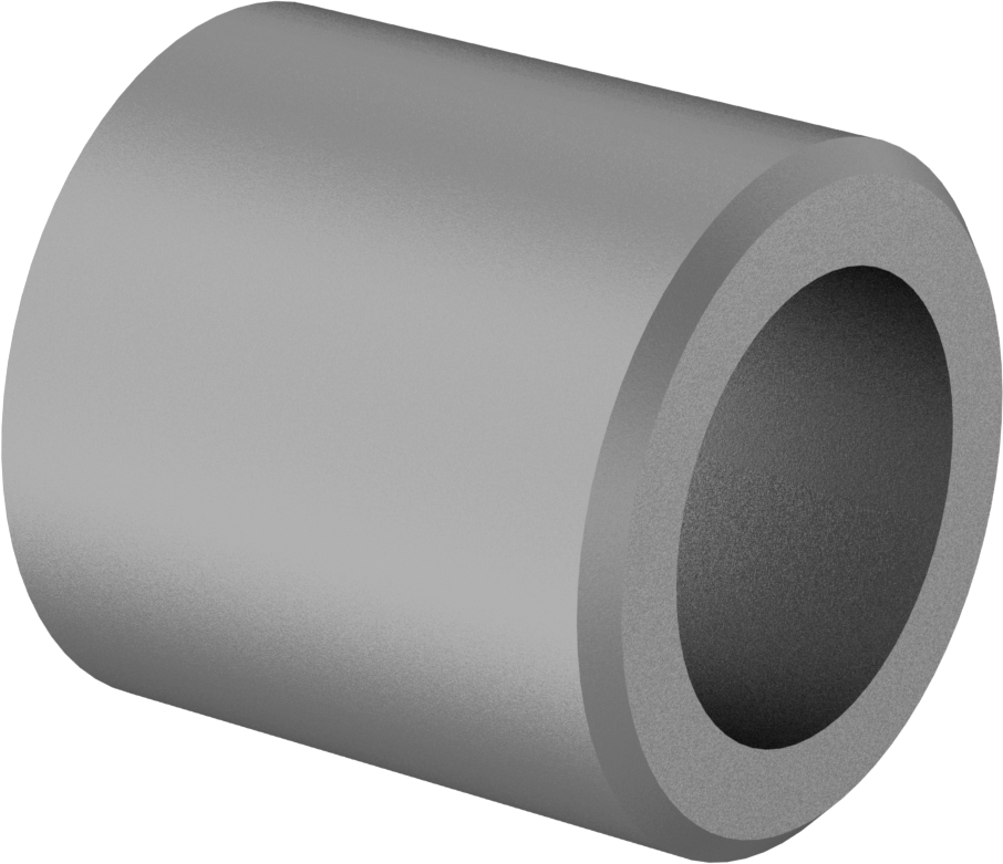 Aşınmaya Dayanıklı Presle Takılan Matkap Burcu, 0.5" ID, 3/4" OD, 3/4" Uzunluk