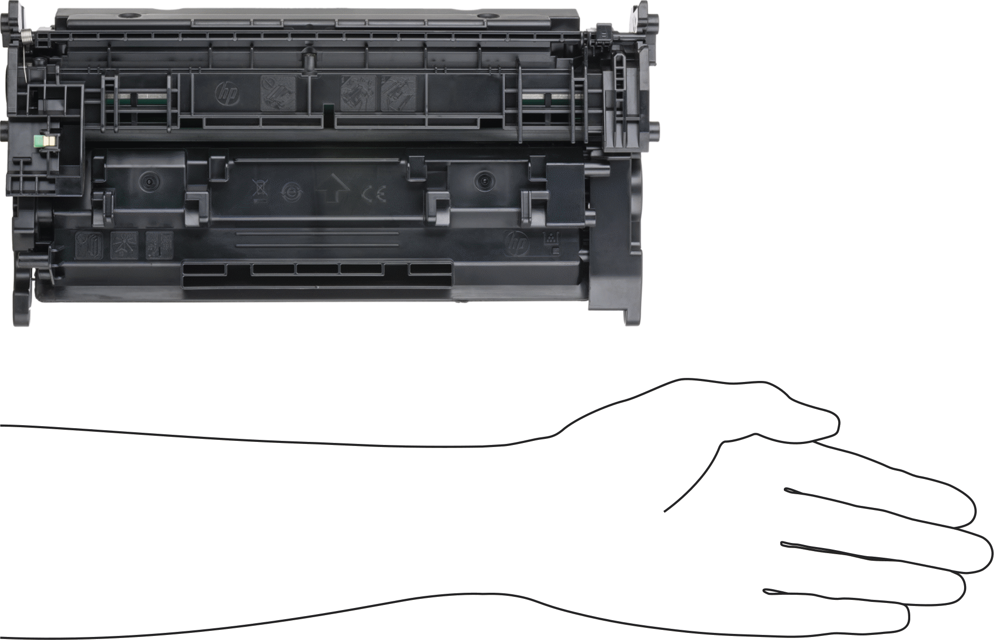 Lazer Yazıcı Toner Kartuşu, Yeniden Üretilmiş Hewlett Packard Serisi hp26A, Siyah