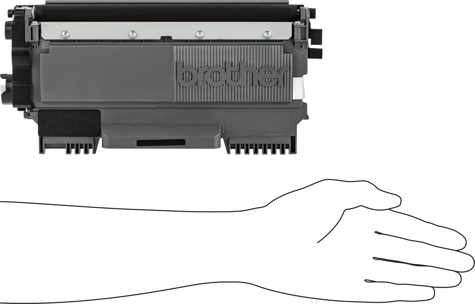 Lazer Yazıcı Toner Kartuşu, Yeniden Üretilmiş Brother Modeli Eşdeğeri TN450, Siyah