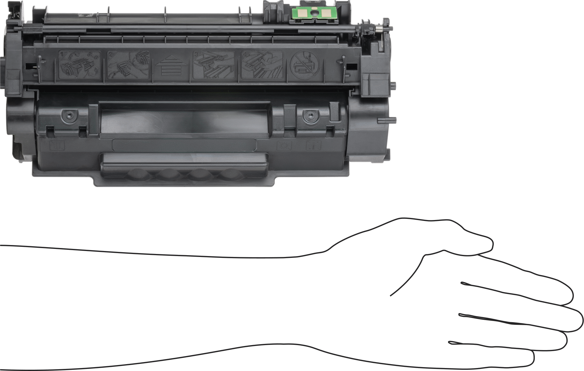 Lazer Yazıcı Toner Kartuşu, Yeniden Üretilmiş Hewlett Packard Serisi hp 49A, Siyah