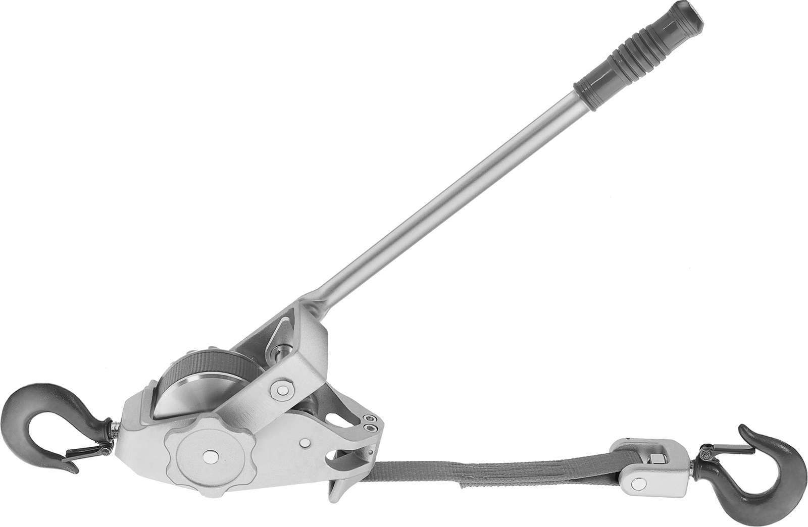 Dokuma Kayışlı Cırcır Çekici, Ağır Hizmet Tipi, Standart Tutamak, 1500 lbs. Kapasite
