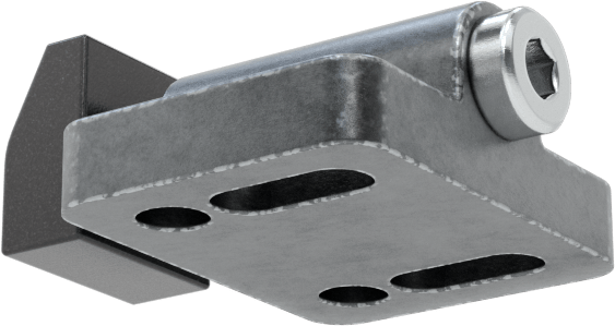Yaylı Kılavuz Piston, 0,39" Geniş Kare Asetal Yüz, 2,5-4,5 lbs. Yay Kuvveti