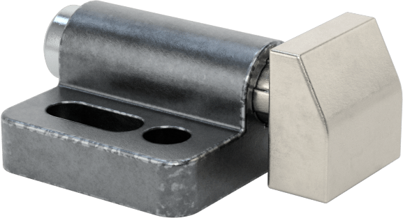 Yaylı Kılavuz Piston, 0,39" Genişlikli Kare Paslanmaz Çelik Yüz, 1,8-2,4 lbs. Yay Kuvveti