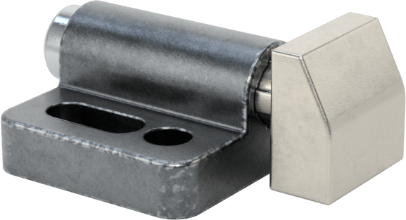 Yaylı Kılavuz Piston, 0,39" Genişlikli Kare Paslanmaz Çelik Yüz, 2,5-4,5 lbs. Yay Kuvveti