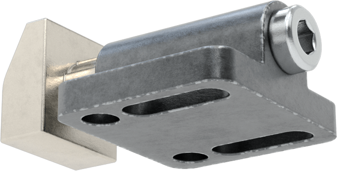 Yaylı Kılavuz Piston, 0,87 inç Genişlikte Kare Paslanmaz Çelik Yüzey, 6,1-16,8 lbs. Yay Kuvveti