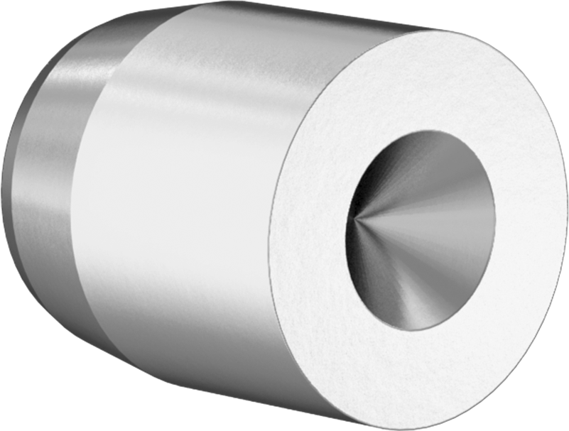 Top Burunlu Yaylı Piston için Tespit Mekanizması, 0,188" Top Çapına Uygun, 0,375" Uzunluk