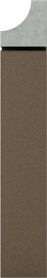 Eğri Kesme Torna Takımı, Konkav, 1/2" Yarıçap, C2 Karbür