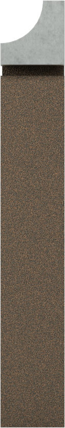 Eğri Kesme Torna Takımı, Konkav, 1/4" Yarıçap, C6 Karbür
