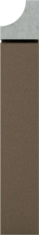 Eğri Kesme Torna Takımı, Konkav, 1/2" Yarıçap, C6 Karbür