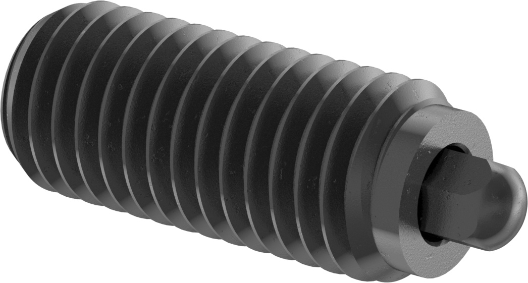 Uzun Burunlu Yaylı Piston, M12 x 1,75 mm Diş
