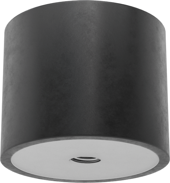 Yük Dereceli Güçlendirilmiş Neopren Kauçuk Tampon, Çelik Taban Plakalı, 3/8"-16 Hole, 1-5/8" Yükseklik, 100 lbs. Maksimum