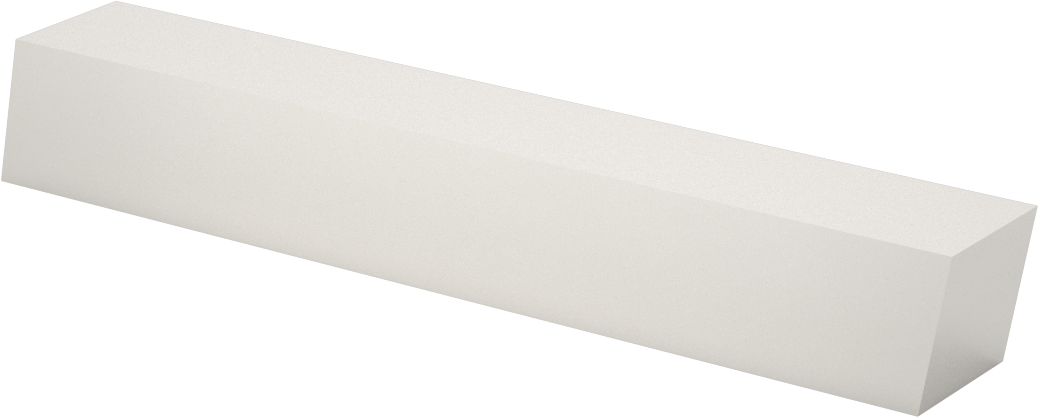 Torna Takım Ham Parçası, M42 Yüksek Hızlı Takım Çeliği, 1“ Genişlik x 1” Yükseklik Şaft, Kare