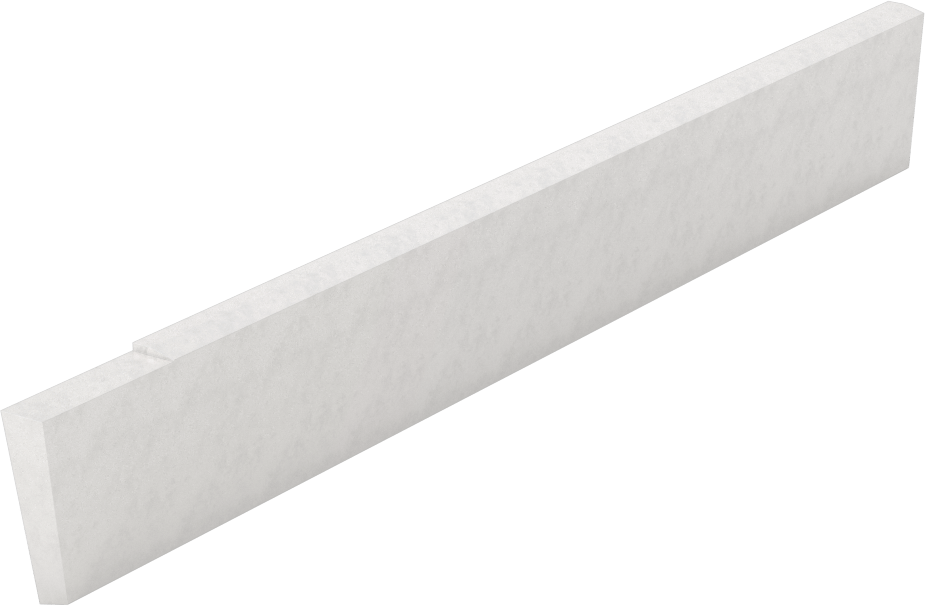Kesme Bıçağı, Eğimli Uç x Kare Uç, 3/16" Genişlik, 13/16" Yükseklik, Yüksek Hızlı Çelik