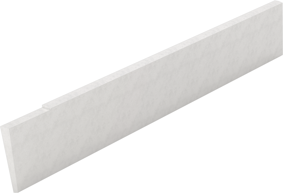 Kesme Bıçağı, Eğimli Uç x Eğimli Uç, 1/8" Genişlik, 7/8" Yükseklik, Yüksek Hızlı Çelik