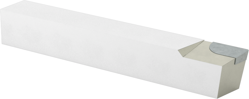 Karbür Uçlu Torna Takımı, C2 Karbür, Alet Ucu Kodu AR-8, 1/2“ x 1/2” Şaft