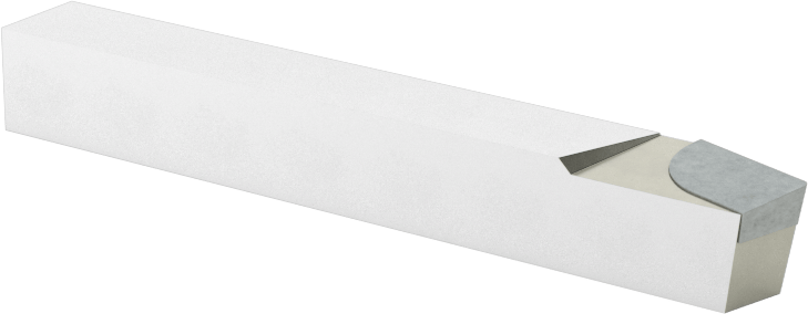 Karbür Uçlu Torna Takımı, C2 Karbür, Alet Ucu Kodu BR-4, 1/4“ x 1/4” Şaft