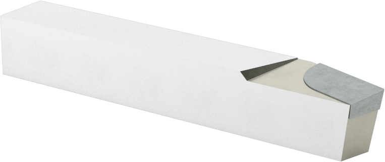 Karbür Uçlu Torna Takımı, C2 Karbür, Alet Ucu Kodu BR-6, 3/8“ x 3/8” Şaft