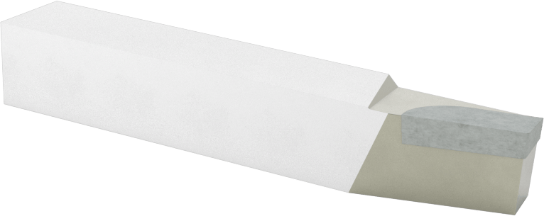 Karbür Uçlu Torna Takımı, C2 Karbür, Alet Ucu Kodu BL-6, 3/8“ x 3/8” Şaft