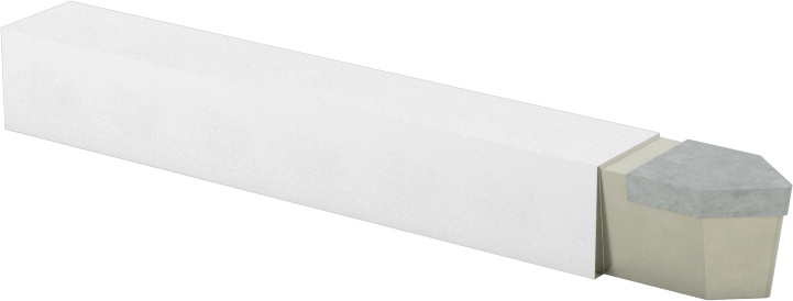 Karbür Uçlu Torna Takımı, C2 Karbür, Alet Ucu Kodu D-4, 1/4“ Genişlik x 1/4” Yükseklikte Şaft