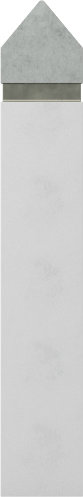 Karbür Uçlu Torna Takımı, C2 Karbür, Alet Ucu Kodu D-12, 3/4“ x 3/4” Şaft