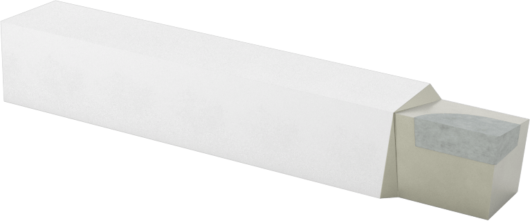 Karbür Uçlu Torna Takımı, C6 Karbür, Alet Ucu Kodu AL-6, 3/8“ x 3/8” Şaft