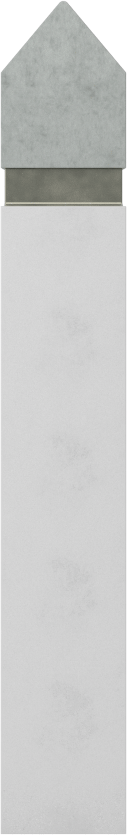 Karbür Uçlu Torna Takımı, C6 Karbür, Alet Ucu Kodu D-6, 3/8“ Genişlik x 3/8” Yükseklik Şaft
