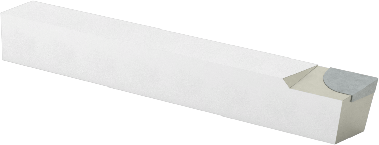Karbür Uçlu Torna Takımı, Mikro Taneli Karbür, Bit Kodu AR-4, 1/4“ x 1/4” Şaft