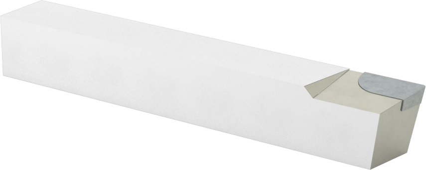 Karbür Uçlu Torna Takımı, Mikro Taneli Karbür, Uç Kodu AR-8, 1/2“ x 1/2” Şaft