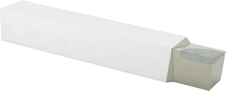 Karbür Uçlu Torna Takımı, Mikro Taneli Karbür, Uç Kodu AL-5, 5/16“ x 5/16” Şaft