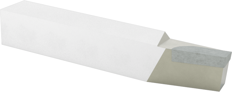 Karbür Uçlu Torna Takımı, Mikro Taneli Karbür, Uç Kodu BL-6, 3/8“ x 3/8” Şaft