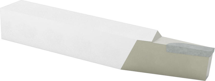 Karbür Uçlu Torna Takımı, Mikro Taneli Karbür, Uç Kodu BL-8, 1/2“ x 1/2” Şaft