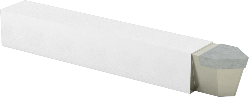 Karbür Uçlu Torna Takımı, Mikro Taneli Karbür, Uç Kodu D-8, 1/2“ x 1/2” Şaft