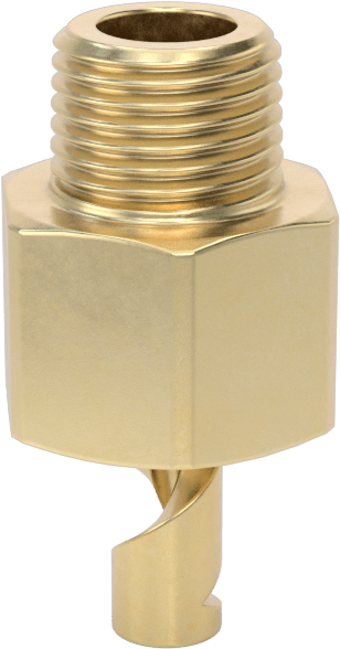 Yüksek Hacimli Tıkanmaya Dayanıklı Sisleme Nozulu, Pirinç, 1/8 NPT Erkek, 10 PSI'da 16,2 gph